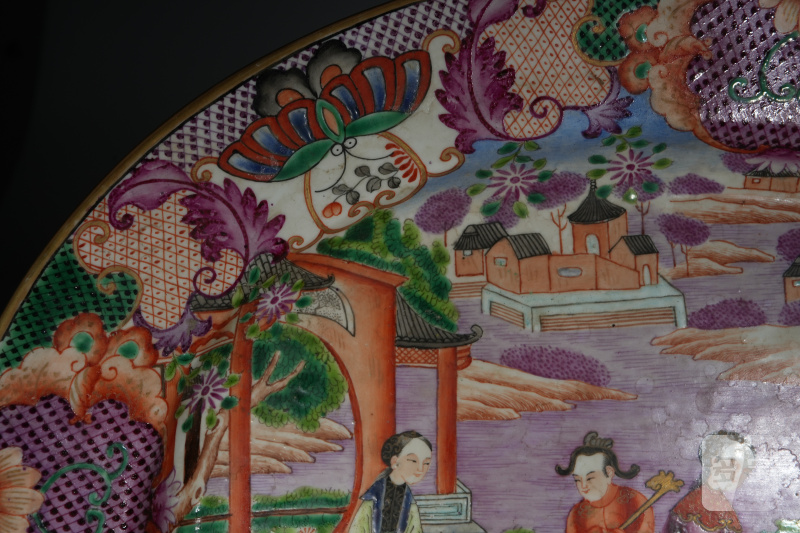 民国 广彩人物盘 - 图5